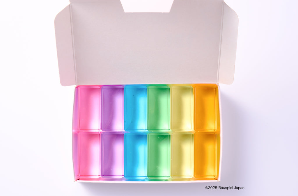 BAUSPIEL ルミナスブロック　箱入り BAUSPIEL 】ルミナスブロック 24pcs ※木箱付き【次回入荷分予約